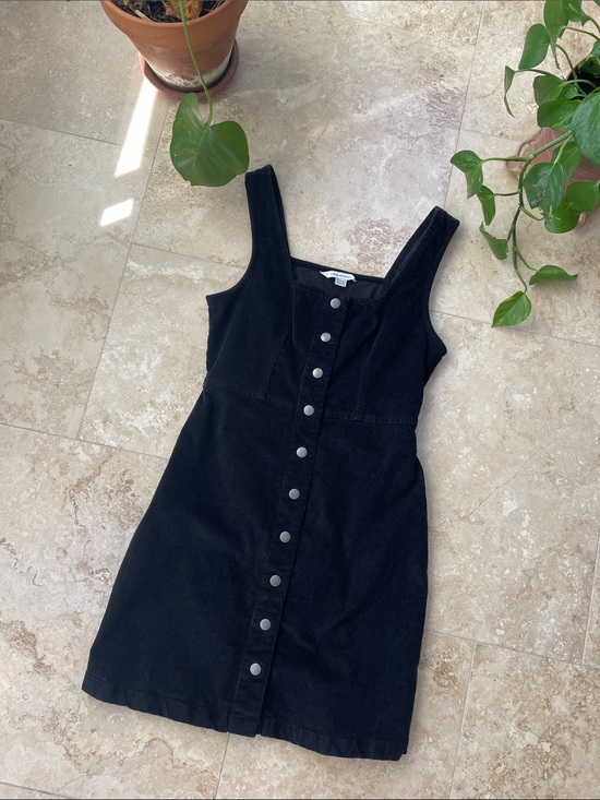 American Eagle Outfitters Dresses & Skirts - American Eagle Outfitters Black Button-Front Mini Dress